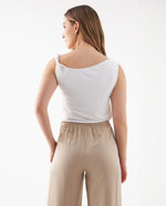 Camiseta manga corta para mujer - Crudo