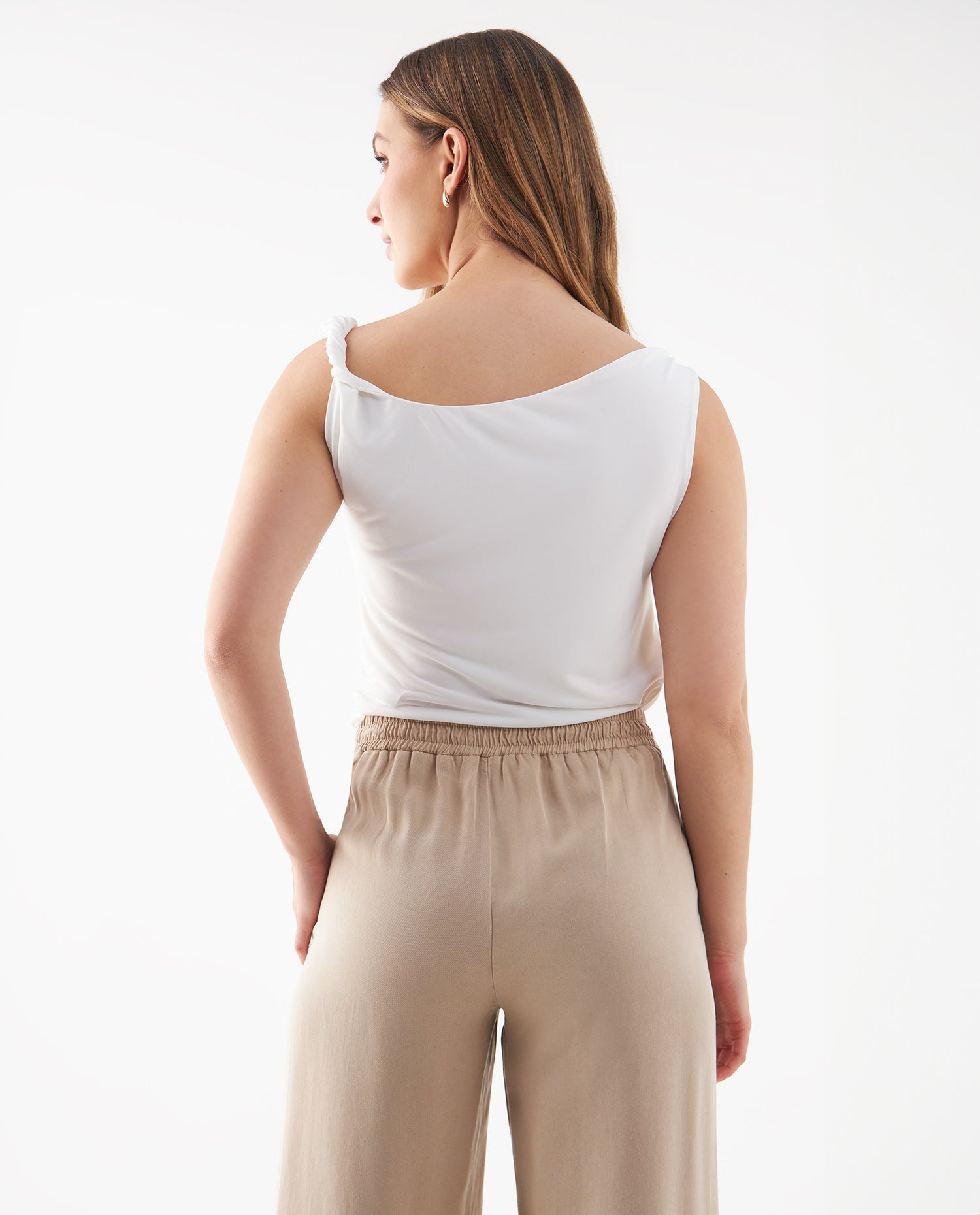 Camiseta manga corta para mujer - Crudo