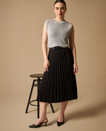 Camiseta Tejida Textura Acanalada - Gris