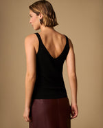 Camiseta Tejida con Lurex - Negro