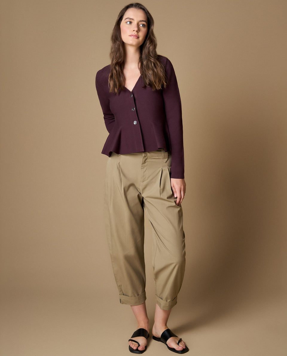 Camisa manga larga cuello en V - Morado 34_409H200_MOR191619_3