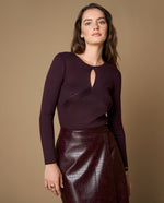 Camiseta manga larga slim - Morado 34_409H201_MOR191619_0