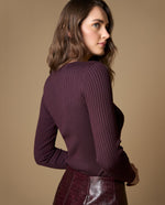 Camiseta manga larga slim - Morado 34_409H201_MOR191619_5