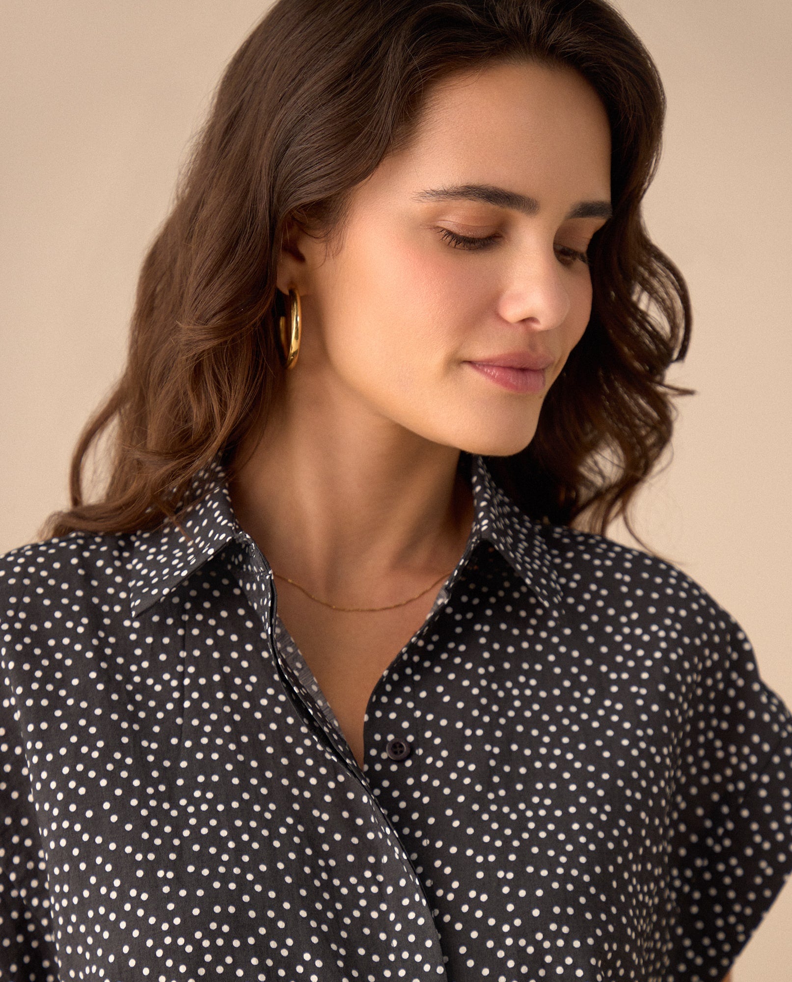 Camisa manga sisa para mujer - Negro 34_411G016_NEG190303_3