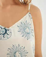 Camisa con escote en V para mujer - Crudo