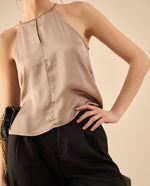 Camisa de tiras para mujer - Beige