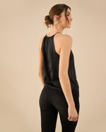 Camisa de tiras para mujer - Negro