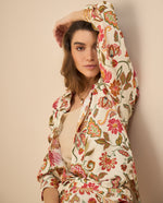 Camisa estampada para mujer - Crudo