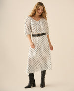 Camisa con escote en V para mujer - Blanco