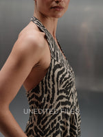 Camisa Cuello Halter M/S - Crudo