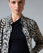 Camisa ML Animal Print - Crudo