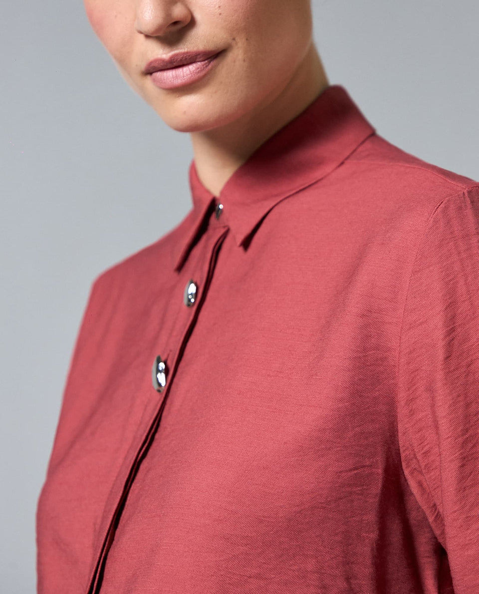 Camisa Manga Larga Camisera - Rojo 34_413H004_ROJ191533_6