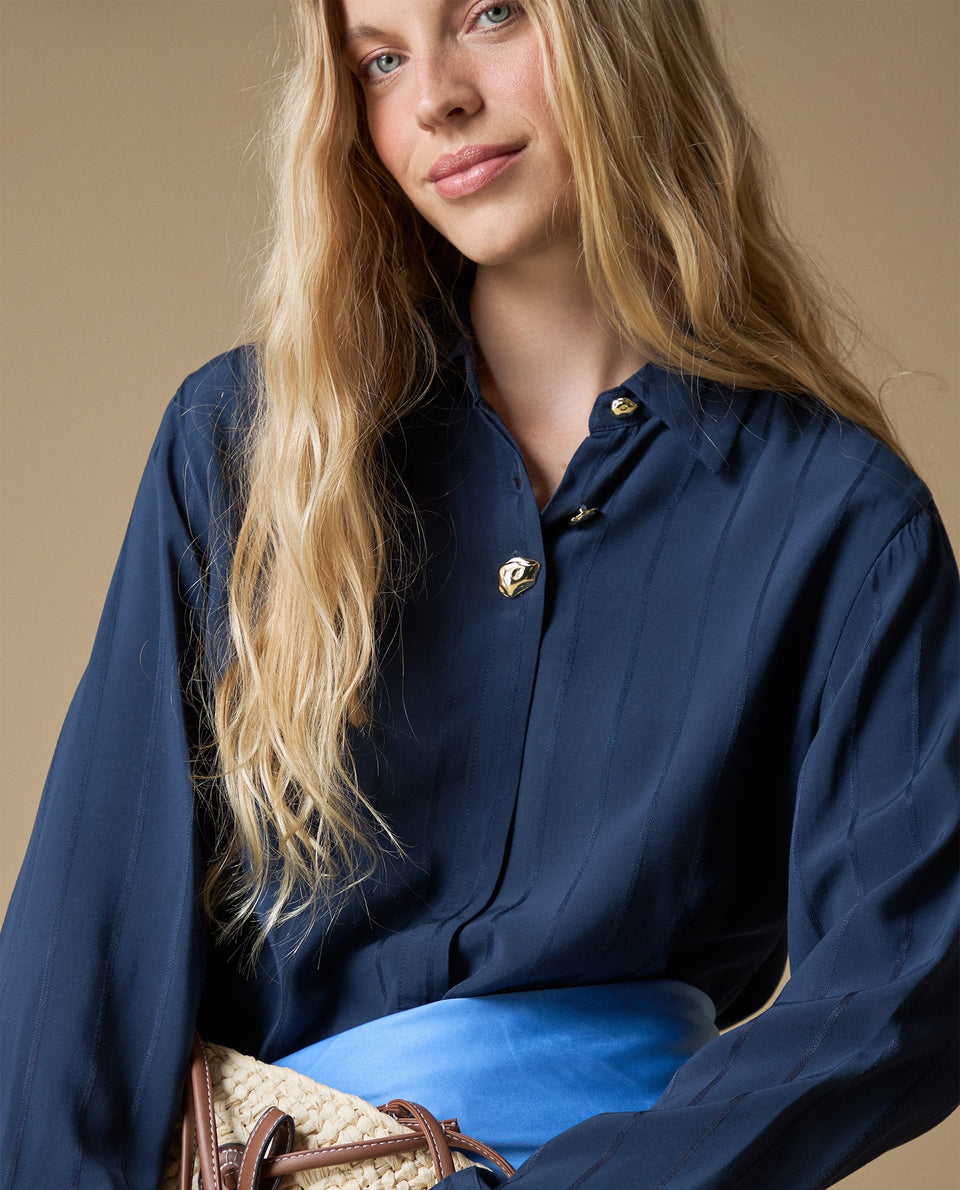 Camisa Slim Azul Oscuro - Azul 34_413H021_AZU193923_3