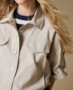 Camisa manga 3/4 con bolsillos - Crudo 34_413H030_CRU141106_4