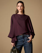 Camisa oversize manga larga mujer - Morado 34_419H004_MOR191619_3