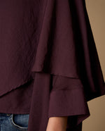 Camisa oversize manga larga mujer - Morado 34_419H004_MOR191619_4