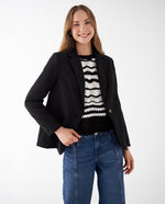 Chaqueta tipo blazer para mujer - Negro