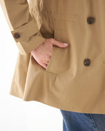 Abrigo tipo Trench para mujer - Café