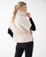 Chaqueta tipo chaleco para mujer - Beige