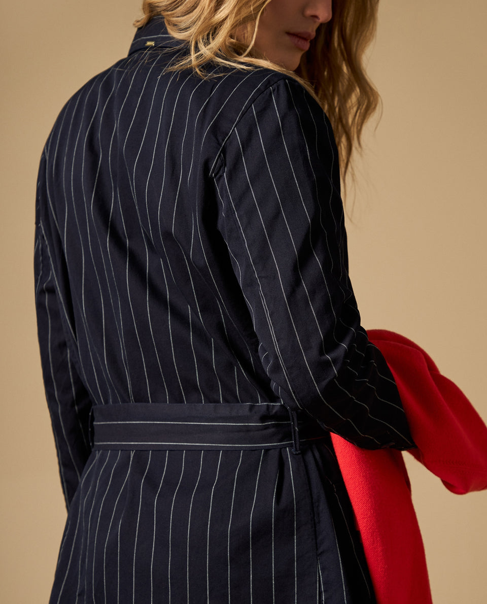 Blazer estructurado de largo medio - Azul 34_422H000_AZU174027_4