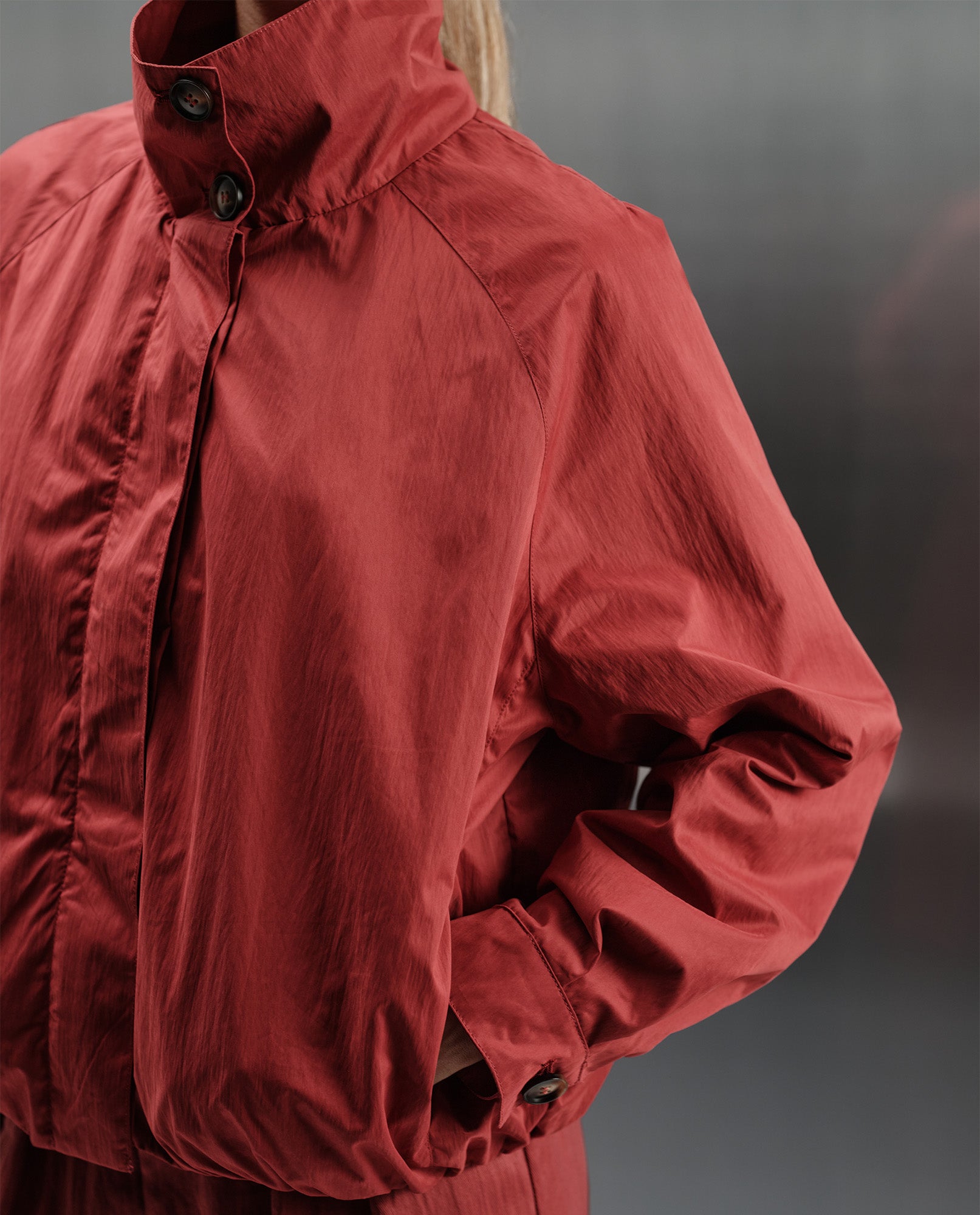 Chaqueta Regular Suelta Esprit - Rojo 34_423H200_ROJ191532_3