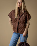 Chaleco Acolchado Medio Esprit - Cafe 34_423H217_CAF191224_0