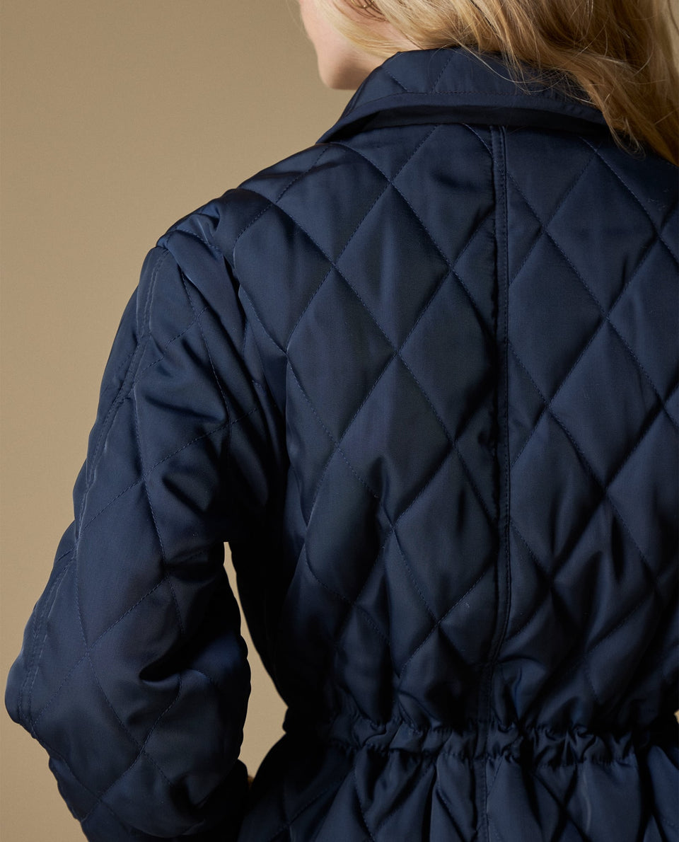 Chaqueta acolchada cintura ajustable - Azul 34_423H218_AZU174421_5