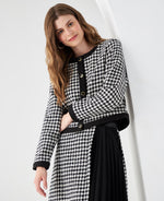 Abrigo con efecto brillo para mujer - Crudo