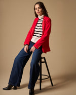 Blazer Rojo con Botones Dorados - Rojo