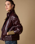 Chaqueta efecto piel oversize - Rojo 34_429H200_ROJ191617_0