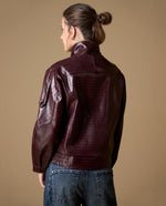Chaqueta efecto piel oversize - Rojo 34_429H200_ROJ191617_5