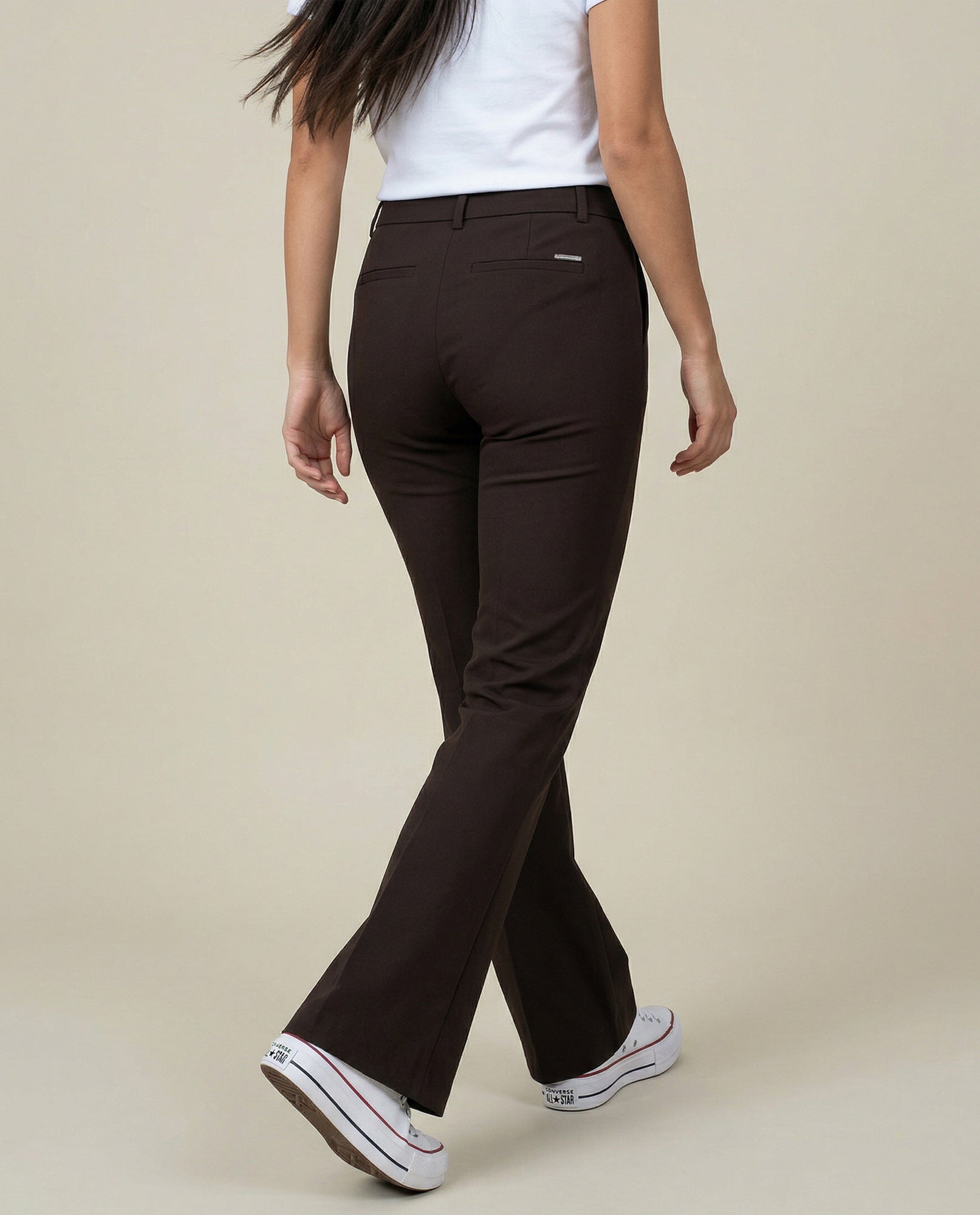 Pantalón flare tiro alto - Café 34_4300000_040000_5