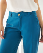 Pantalón elegante para mujer - Azul