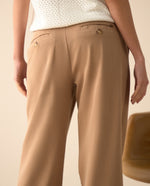 Pantalón de bota recta para mujer - Café