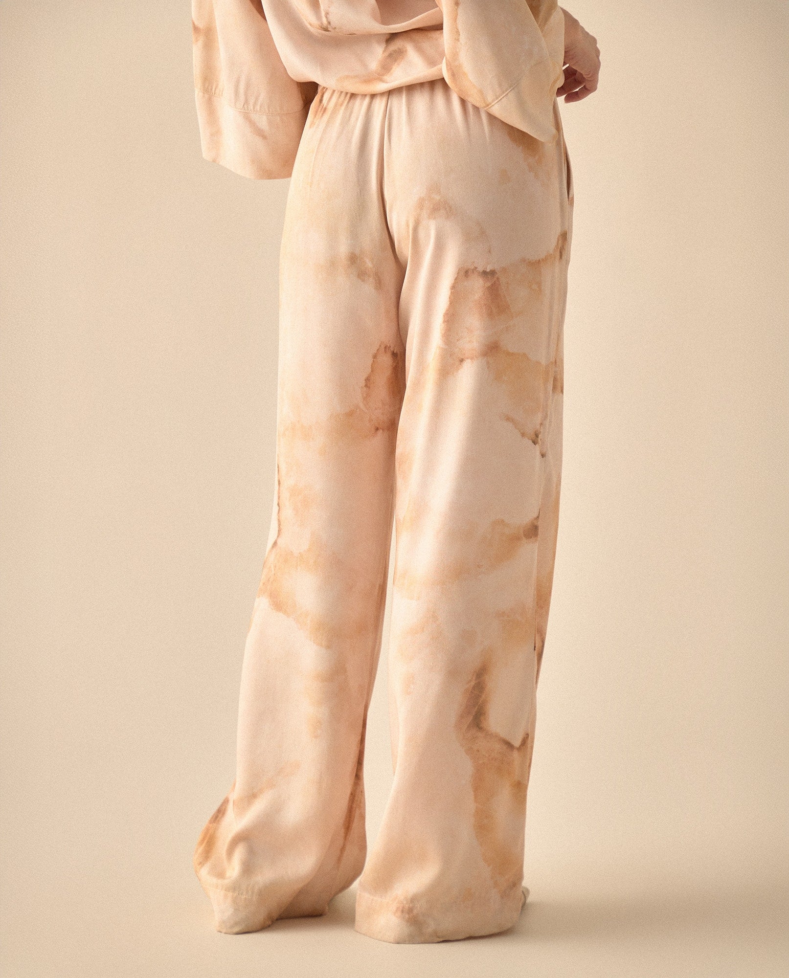 Pantalón Wide Leg estampado para mujer - Café 34_431G008_CAF171328_4