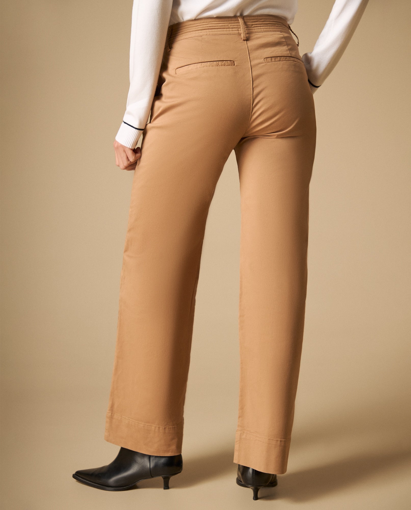 Pantalón straight leg clásico - Café 34_431H005_CAF171324_5