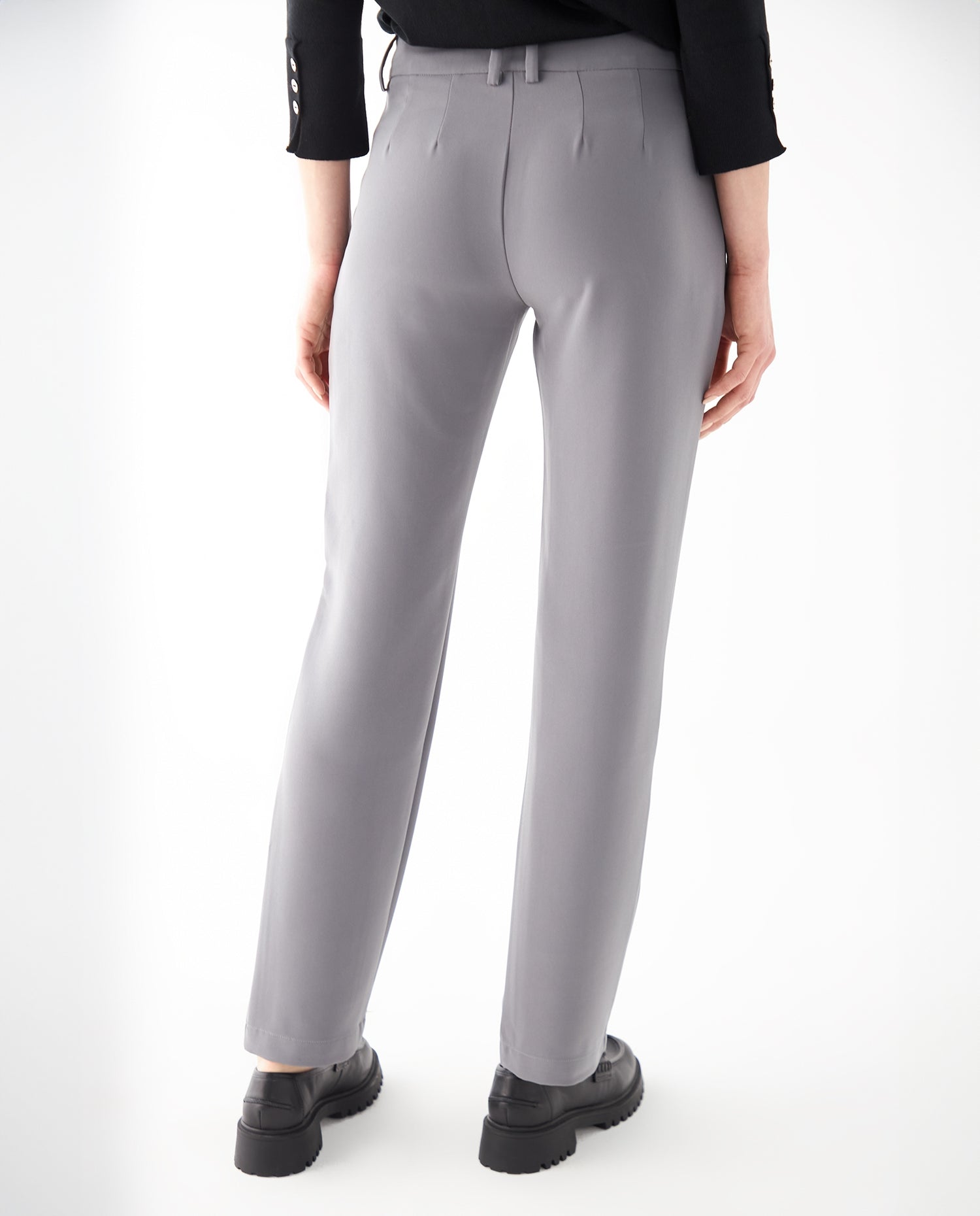 Pantalón de bota recta para mujer - Gris