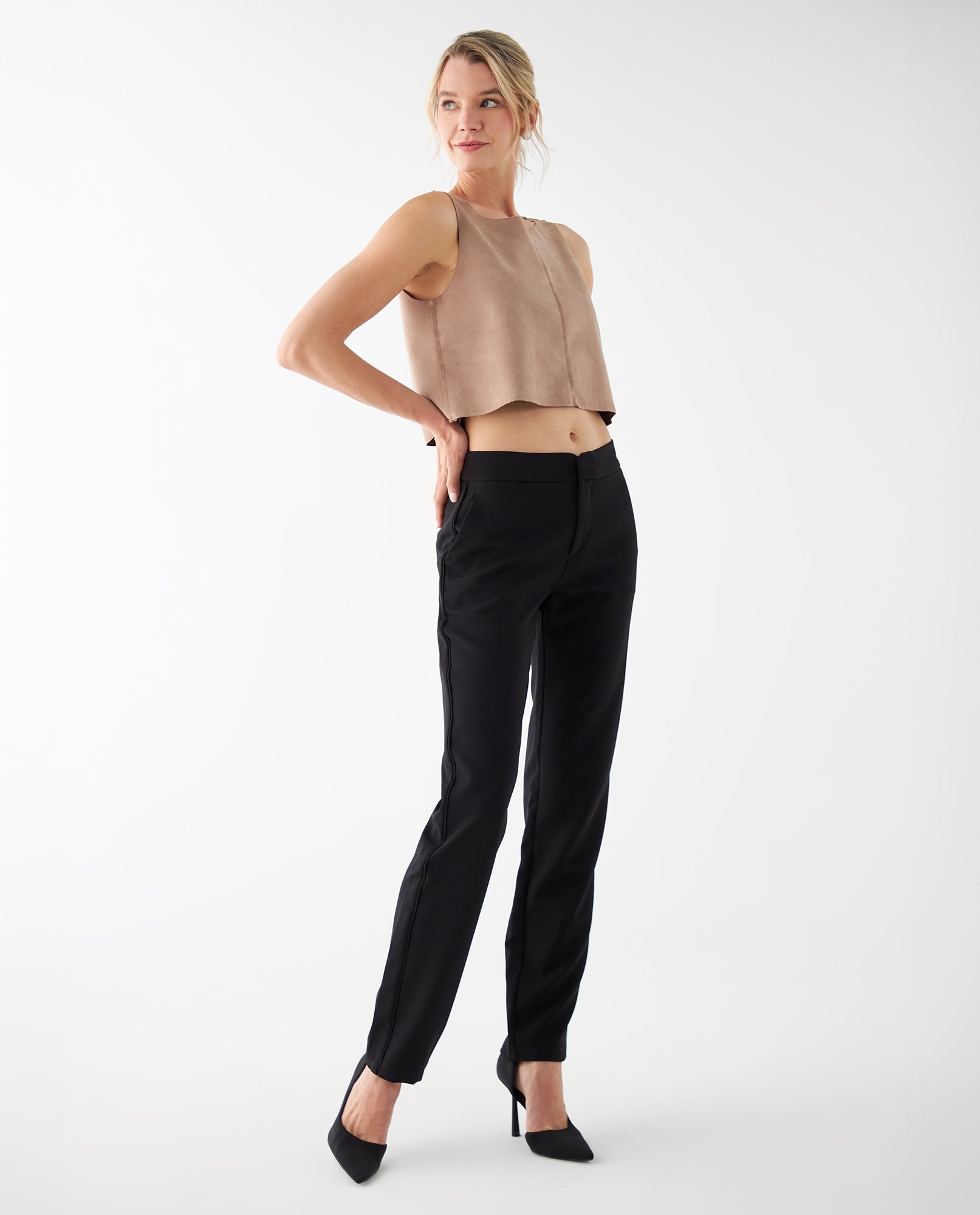 Pantalón elegante para mujer - Negro 34_432F002_NEG190303_0