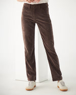 Pantalón en corduroy para mujer - Café