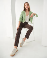 Pantalón en corduroy para mujer - Café
