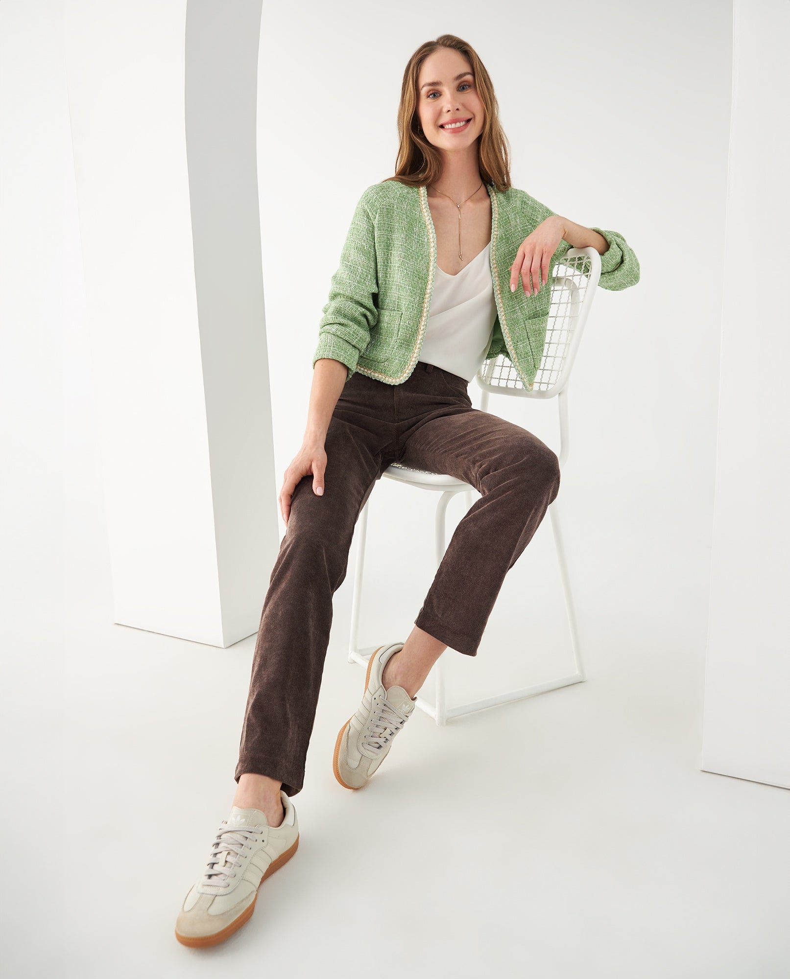 Pantalón en corduroy para mujer - Café 34_432F003_CAF181222_6