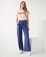 Pantalón elegante para mujer - Azul