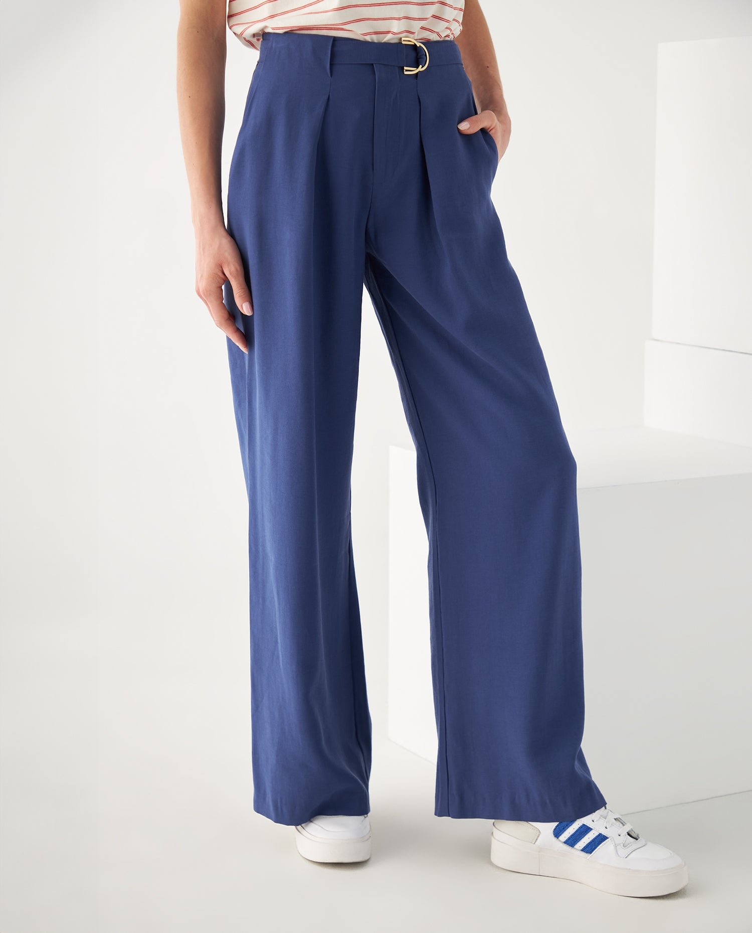 Pantalón elegante para mujer - Azul