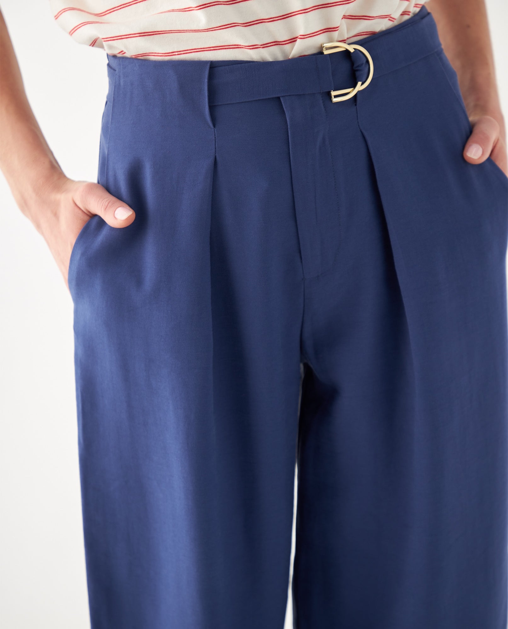 Pantalón elegante para mujer - Azul 34_432F017_AZU194029_5