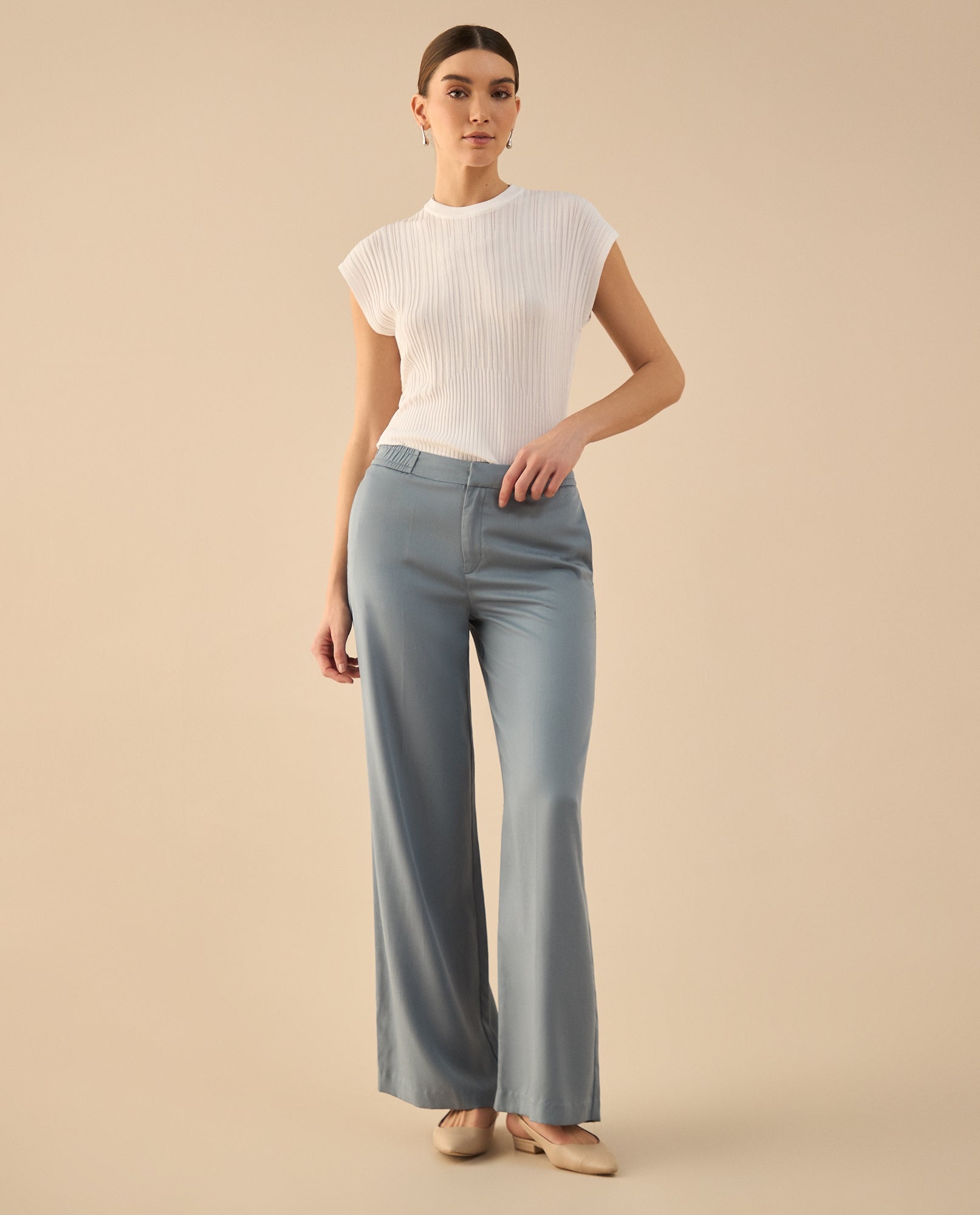 Pantalón elegante para mujer - Azul 34_432G004_AZU174111_0