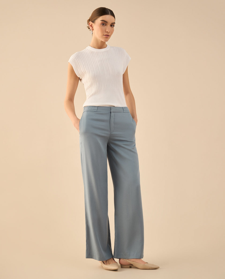 Pantalón elegante para mujer - Azul 34_432G004_AZU174111_7
