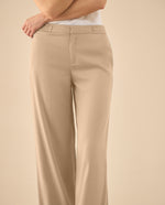 Pantalón elegante para mujer - Crudo