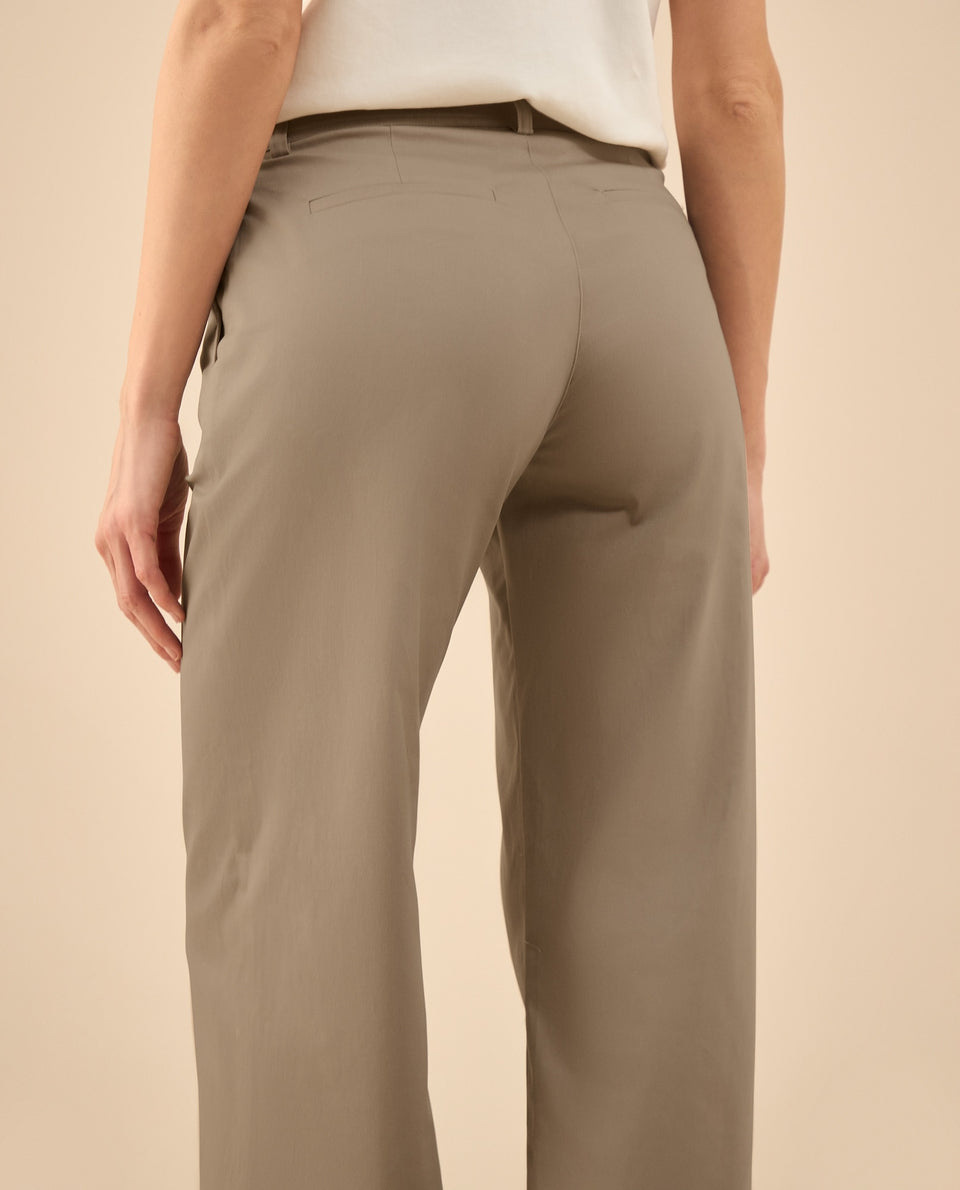 Pantalón elegante bota recta para mujer - Café 34_432G006_CAF171320_5