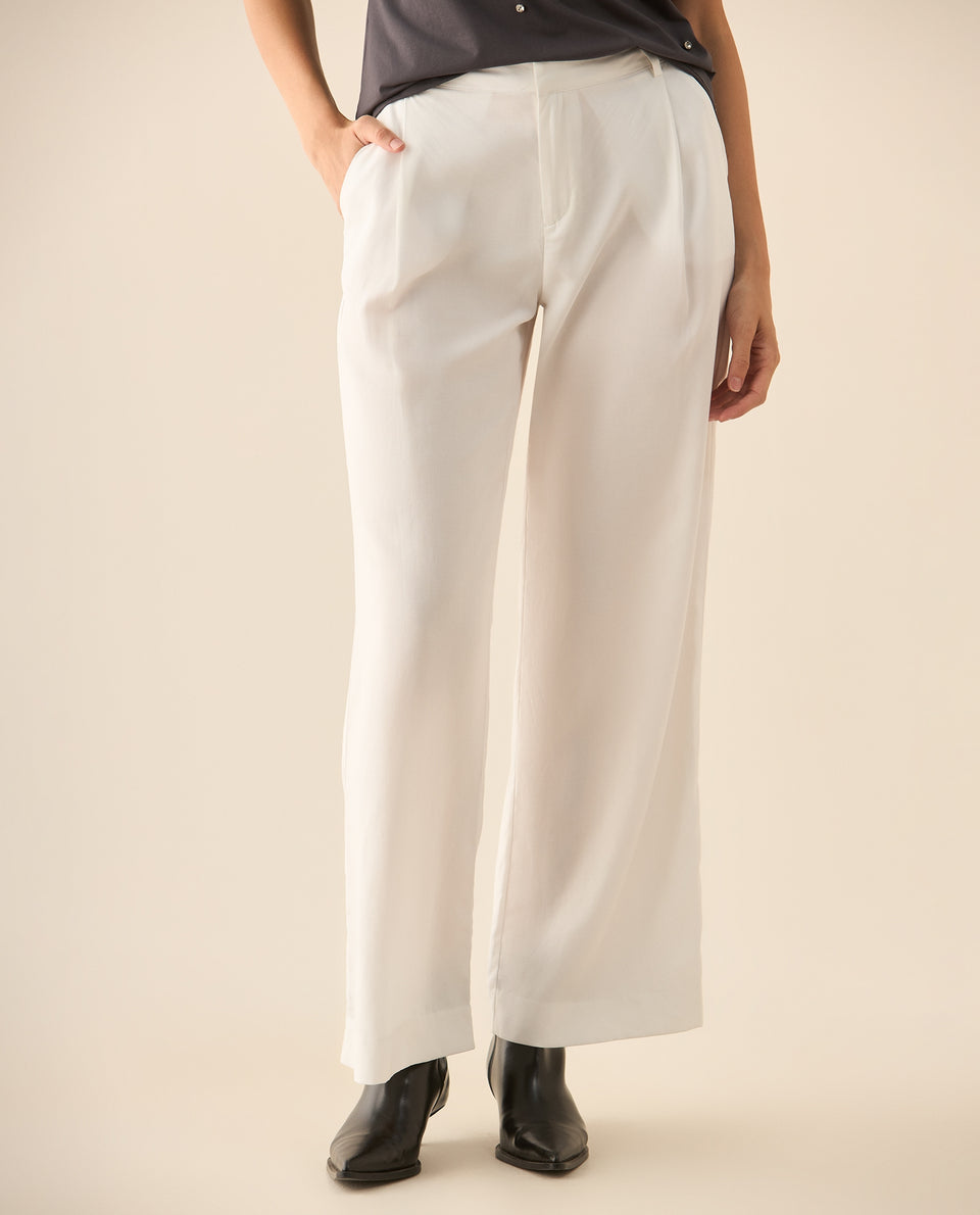Pantalón bota recta con bolsillos de ribete en posterior para mujer - Blanco 34_433G016_BLA110700_3