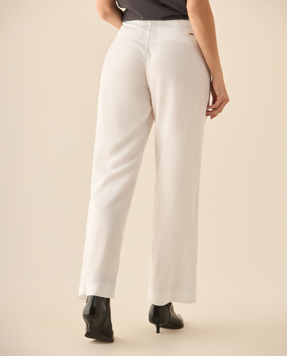 Pantalón bota recta con bolsillos de ribete en posterior para mujer - Blanco 34_433G016_BLA110700_4
